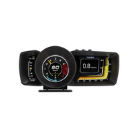 OBD2 HUD Multi Gauge Boost Scan Head-Up Display Car Turbine Pressure Oil Temp