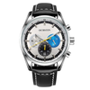 OCHSTIN 6046G Hommes Quartz Montre de luxe bracelet en cuir Business Watch