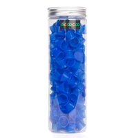 OCOOCOO B017 130pcs Grande Taille Forme De Trompette Spécial Soft Silicone Tattoo Pigment Ink Cup