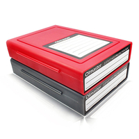OImaster 2.5 "3.5" Boîte de rangement Protection du disque dur HDD Protecteur SSD Anti-choc pour disque dur 9, 5 mm 12, 5
