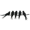 Oiseau Silhouettes Jardin Clôture Décor Woodpecker Robin Acier pour La Maison Pays Cour Art Décoration
