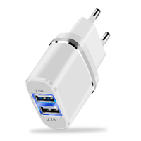OLAF 2.1A double Port USB LED adaptateur de chargeur de charge rapide léger pour iPhone X XS Max Xiaomi Mi9 HUAWEI P20 M