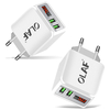 OLAF double chargeur USB affichage numérique adaptateur dalimentation de voyage charge rapide pour iPhone XS 11Pro