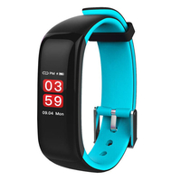 OLED BP moniteur de santé de fréquence cardiaque HD écran colorisé IP67 Bracelet de montre intelligente étanche