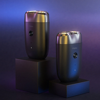 Olybo A1 Rasoir électrique à double tête USB Type-C Chargeur flottant indépendant à charge rapide IPX7 étanche avec verr