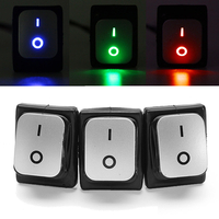 On-Off 4 broches 12V LED interrupteur à bascule léger à verrouillage étanche