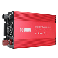 Onduleur 1000W 12V DC à 110V AC Inverter Full-Bridge avec 3 prises AC Haute Qualité