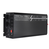 Onduleur DC 12 / 24V à CA 110 / 220V de convertisseur de puissance de voiture de PUGU 2000W avec lécran LED