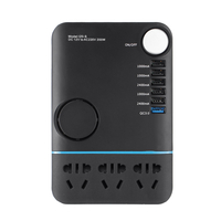 Onduleur DC 12V/24V pour allumeur de voiture 200W au convertisseur AC 220V