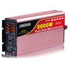 Onduleur de puissance à onde sinuso dale pure solaire à double affichage 60HZ 5000W DC 12V / 24V / 48V / 60V au converti
