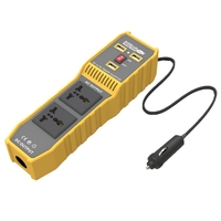 Onduleur de puissance de voiture de pointe 800W DC 12V à AC 110V 220V convertisseur à onde sinuso dale modifiée avec 2 p