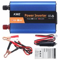 Onduleur de puissance LCD 3000W 12/24/48 / 60V vers convertisseur à onde sinuso dale modifiée AC 220V