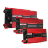 Onduleur solaire rouge de crête 1500W / 2500W / 3500W DC12V à AC220V convertisseur à onde sinuso dale modifiée avec écra