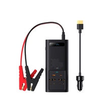 Onduleur de voiture à affichage numérique Baseus LED 300 W DC 12 V à double convertisseur de voiture AC 220 V avec charg