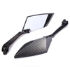One Miroirs latéraux à vue arrière à moto pour Honda Yamaha Kawasaki