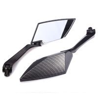 One Miroirs latéraux à vue arrière à moto pour Honda Yamaha Kawasaki