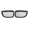 One paire de fibres de carbone ABS calandre pour rein avant haute pour BMW E87 2004-2007
