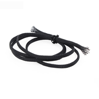 ONERC M4 Tube de protection de fil de servo de tube de maille noir 0.5M
