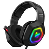 ONIKUMA K10 Casque de jeu 50 mm Pilotes Unité Réduction du bruit Lumière RVB Casque filaire avec micro