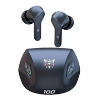 ONIKUMA T33 TWS Écouteur Contrôle Tactile à Faible Latence 7H Batterie Casque de Jeu avec Micro