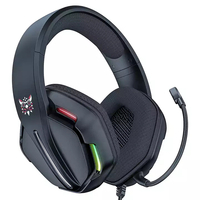 ONIKUMA X27 casque USB 3.5mm LED lumière filaire basse jeu casque stéréo écouteur Microphone pour PS4 ordinateur PC Game