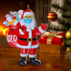 Ornement de Noël 2020 Père Noël portant un masque dans un souvenir de quarantaine