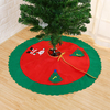 Ornement de partie de tapis de décorations darbre de Noël de 90CM pour la maison Noël non-tissé