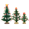 Ornement en bois de décoration de Tableau darbre de Noël en bois 3D