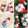 Ornements darbre de Noël de style chaussette de bonhomme de neige du père Noël