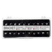 Orthodontie dentaire MINI Roth 0.022 Supports auto-ligaturés Bretelles 3-4-5Outils de crochet
