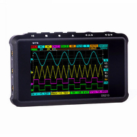 Oscilloscope de stockage numérique MINI DS213 bande passante portable 15 MHz 100MSa / s taux déchantillonnage 2 can
