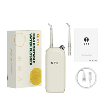 OTE Portable Water Flosser for Teeth Mini Power Dental Flossers Rechargeable for Travel and Home,  3 Modes & IPX7 Waterpr