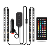 OTOLAMPARA Y12/Y12U 4in1 LED Kit de lampe dambiance Colorful Lumière de décoration pour voiture