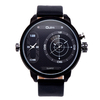 OULM 3221B double fuseau horaire grand cadran montre créative design unique hommes montres à quartz