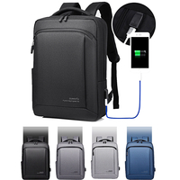 OUMANTU En Plein Air Grande Capacité Ordinateur Portable Sac À Dos Port USB Hommes Anti Vol Sac Décole Étanche Lois