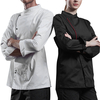 OUTDOOR Professional Chef Jacket Chemise à manches longues Chemises de cuisine Uniforme pour femmes Hommes