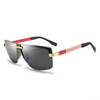 Outdoor Square Rimless Luxury UV400 Lunettes de soleil polarisées