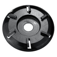 Outil à disque de sculpture sur bois,  lame de six dents pour meuleuse dangle douverture de 16 mm