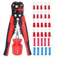 Outil à dénuder multifonction à ajustement automatique dénudeur de fil pince à sertir terminal 0.2-6.0mm² 24-10AWG