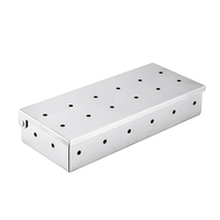 Outil daccessoire infusé de viande de gril de barbecue de boîte de copeaux de bois dintérieur