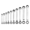 Outil danneau dextrémité de clé de clé de clé à cliquet à tête fixe métrique en acier de 8-19mm