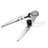 Outil dartisanat en cuir en acier WUTA Diviseur daile de boussole Outil de bord de marquage rotatif Scriber