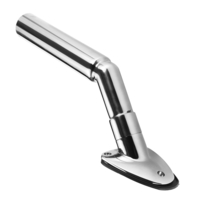 Outil dattirail dacier inoxydable de support de tige de support de pêche marine pour le bateau
