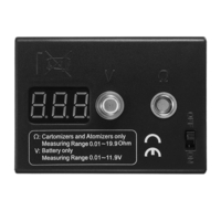 Outil de bricolage de testeur de résistance de compteur de lecteur dohm datomiseur électronique pour RDA RBA