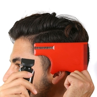 Outil de coupe de cheveux modèle de ligne de cheveux multi-courbes guide de pochoir règle de style de coiffure compatibl