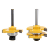 Outil de coupe de menuiserie de bit de routeur de langue de bit de routeur de langue 2pcs