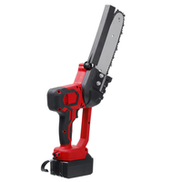 Outil de coupe portatif de scie à chaîne électrique rechargeable de 8 "avec deux Batterie