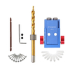 Outil de menuiserie Pocket Hole Jig Menuiserie Guide Réparation Carpenter Kit Système