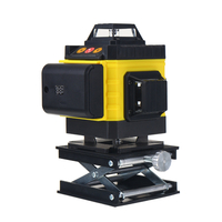 Outil de mesure automatique de faisceau vert 4D de niveau laser automatique rotatif à 16 lignes à 360 °
