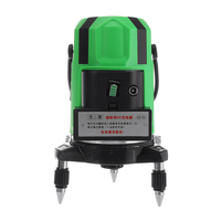 Outil de mesure automatique de haute précision de niveau laser rotatif à 360 ° de la lumière verte 2 lignes